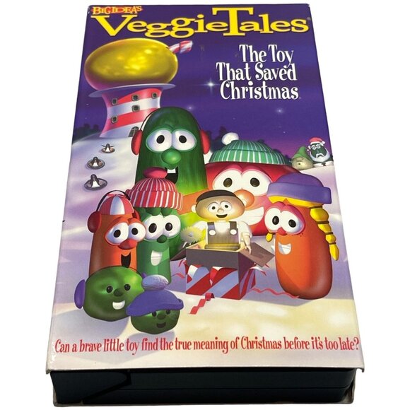 Veggie tales VHS tape the toy that saved Christmas 30 min not rated READ - Picture 1 of 2
